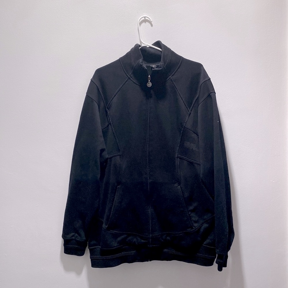 Black Sean John track jacket xl baggy mens